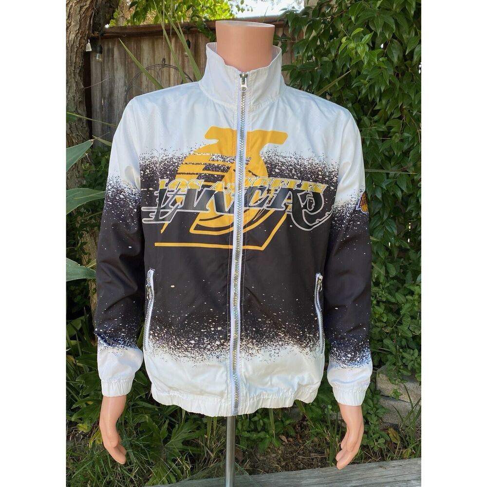 Pro Standard Lakers Jacket Black Yellow Size Large Los Angeles Lakers Luxury